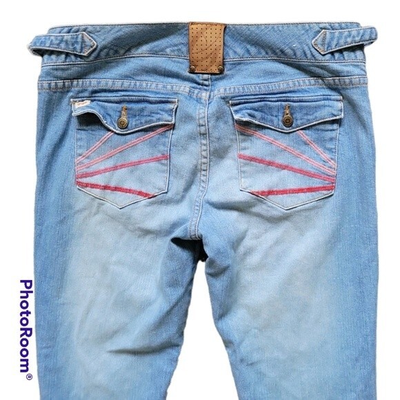 G UNIT Blue Flare Jeans - 9 - Picture 7 of 12